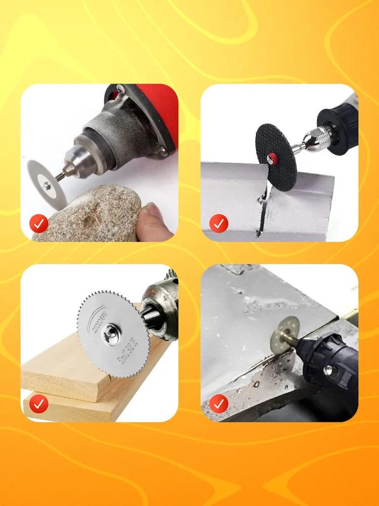 Circular Saw Woodworking Plastic Cutting Disc Set Metal Electric Grinder Slicing