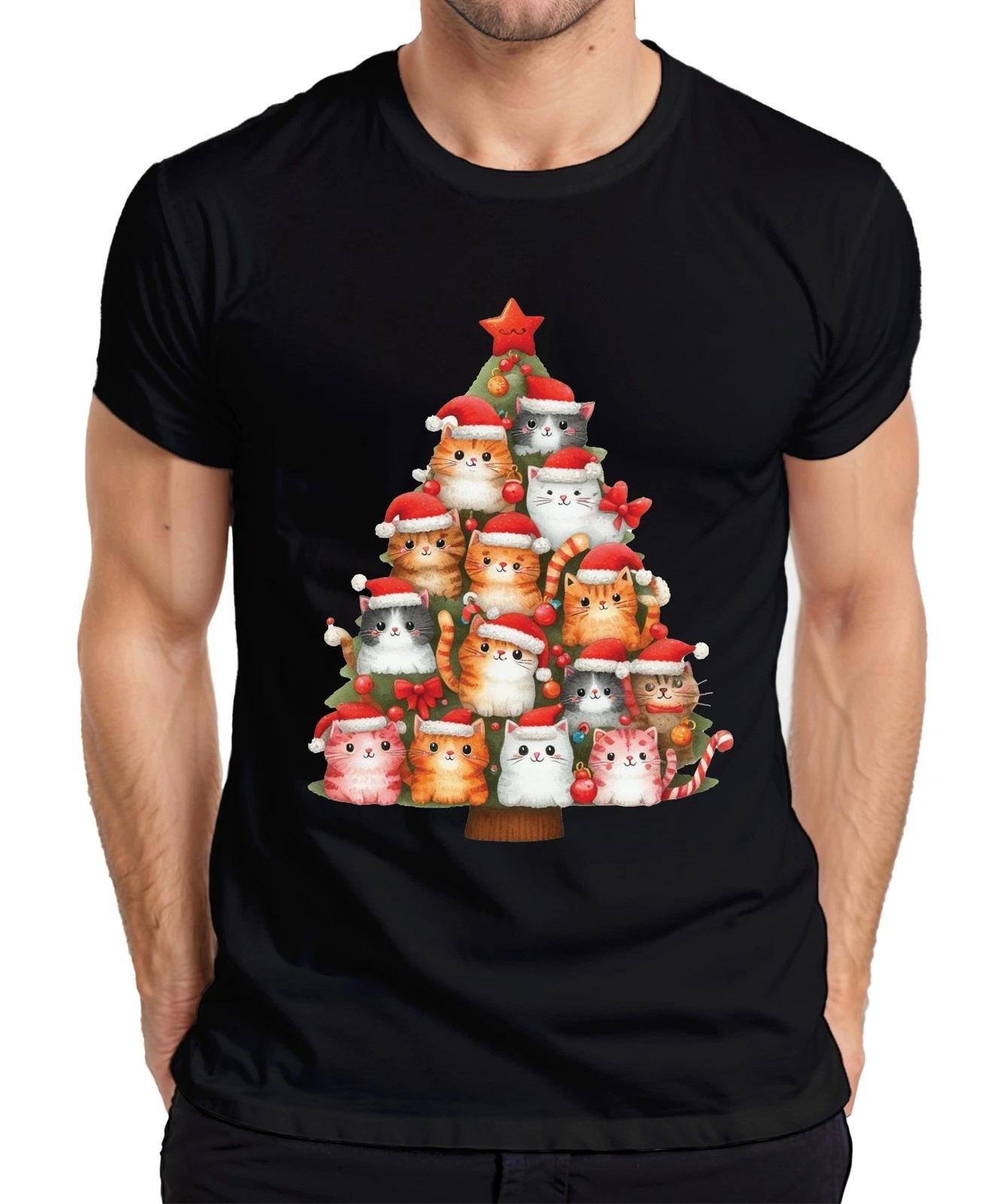 Katzen Weihnachtsbaum Katzenbesitzer - Weihnachten Weihnachtsgeschenk Christmas XXXL