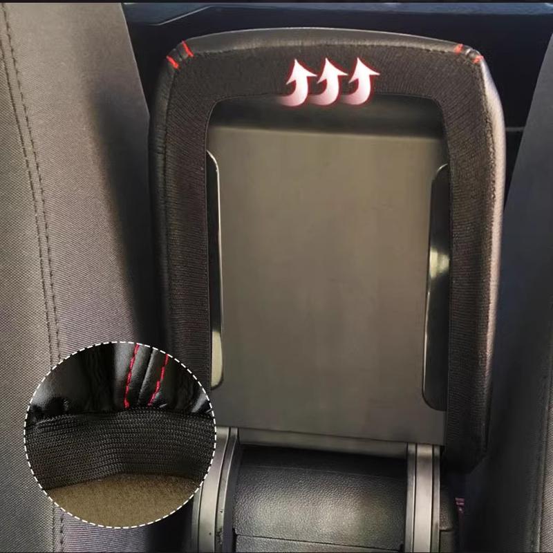 Car Interior PU Leather Armrest Cover Trim Center Console Lid for VW Golf 7 MK7 MK 7 2014- Accessories