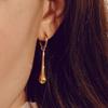 Kinda PI Dangle Waterdrop 2way Earrings