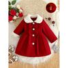 high qualityBaby Girl Clothing, Baby Products, Girls' Clothing, Fashionable And Versatile Button Jacket For Baby Girls, 0-3 Years Old, With A Long