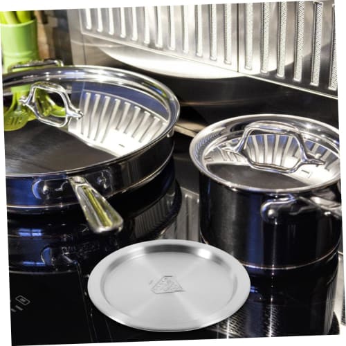 OKUMEYR 14cm Universal Lid for Cooking Pots and Pans, Stainless Steel Frying Pan Cover, Replacement Stockpot Lid for Milk, Boiling Prevention, Spill P