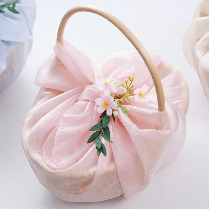 

Handmade Bridesmaid Gift Basket - Fresh Style Beauty & Fashion Thank You 24.5x10