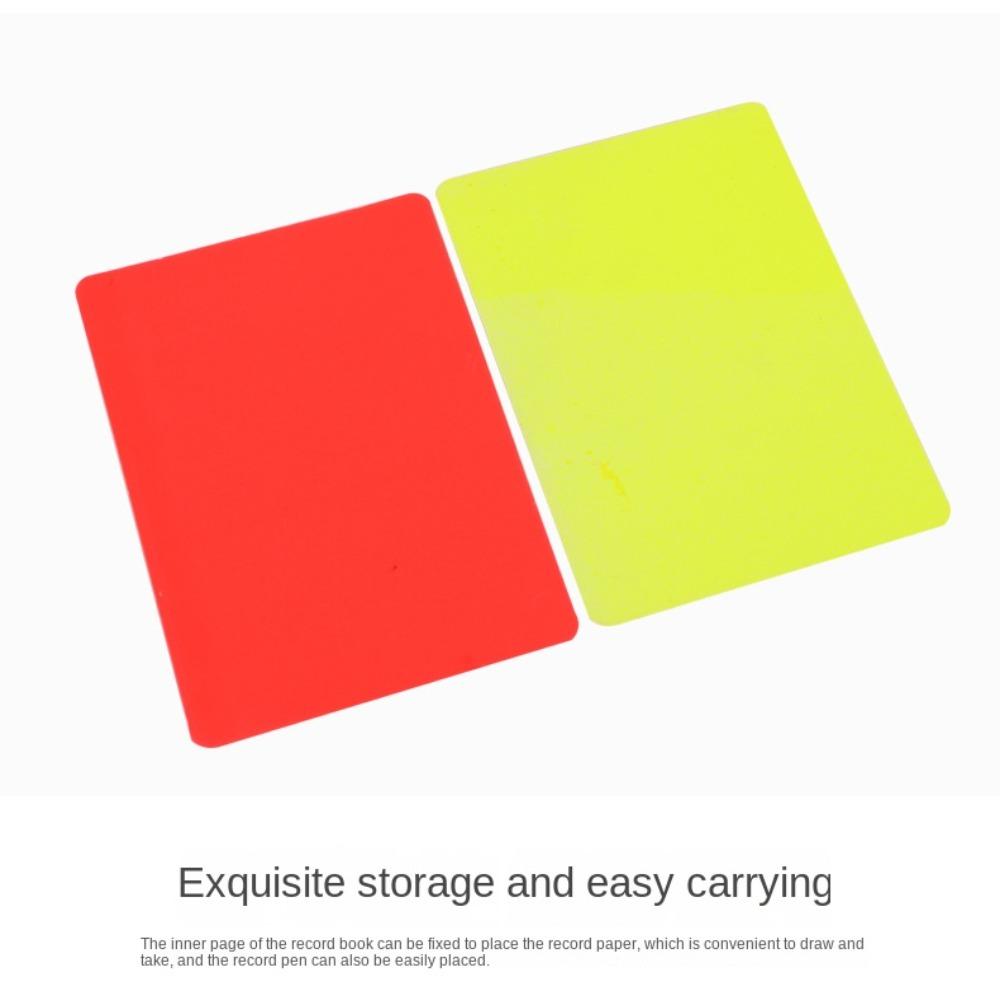 Gelbe Karte PVC Fußball Schiedsrichter Verwarnungskarte PVC Fußball Schiedsrichter Rote Gelbe Karte Fußballspiel