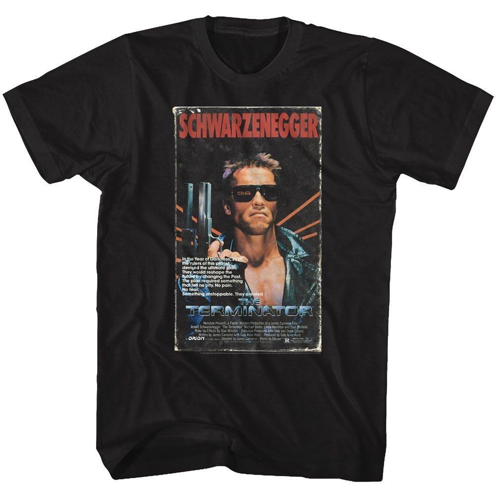 Terminator Vhs Movie Shirt L