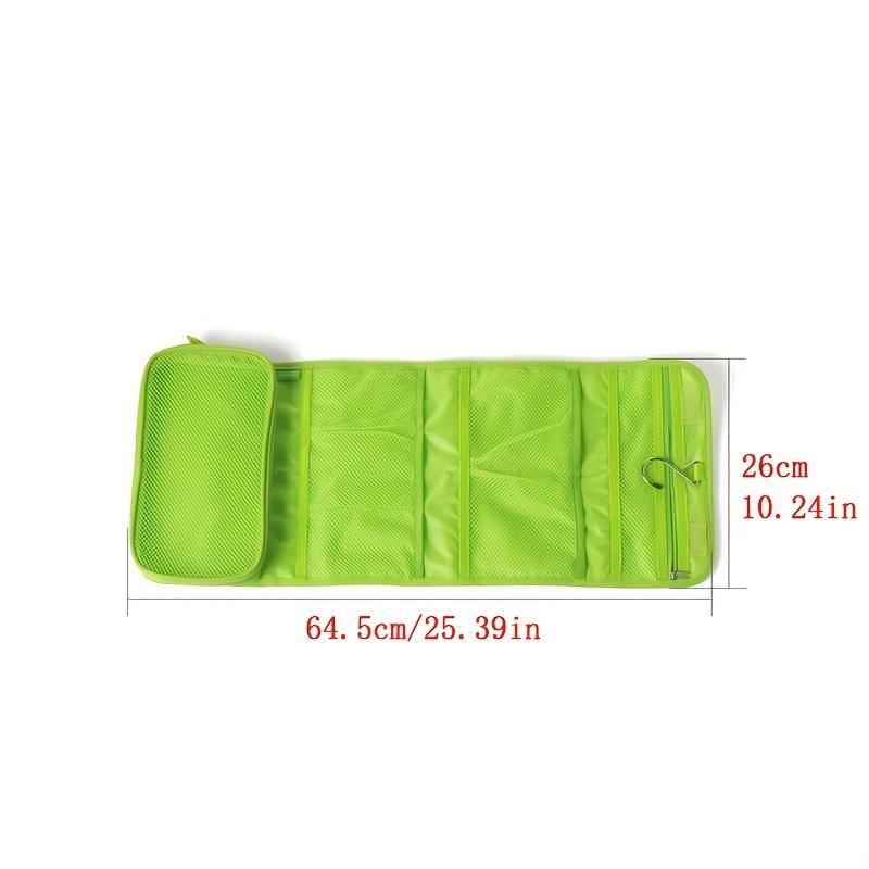 Women' Portable Hanging Travel Toiletry Bag - Compact Folding Cosmetic & Makeup Organizer with Hanging Hook, Lightweight for Airplane, Camping, Gym