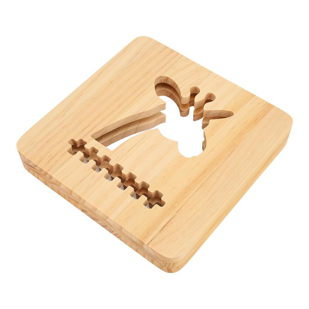 3D Wooden Giraffe Night Lamp Hollow Lamp Home Bedroom Office Decor for Children Friends Family