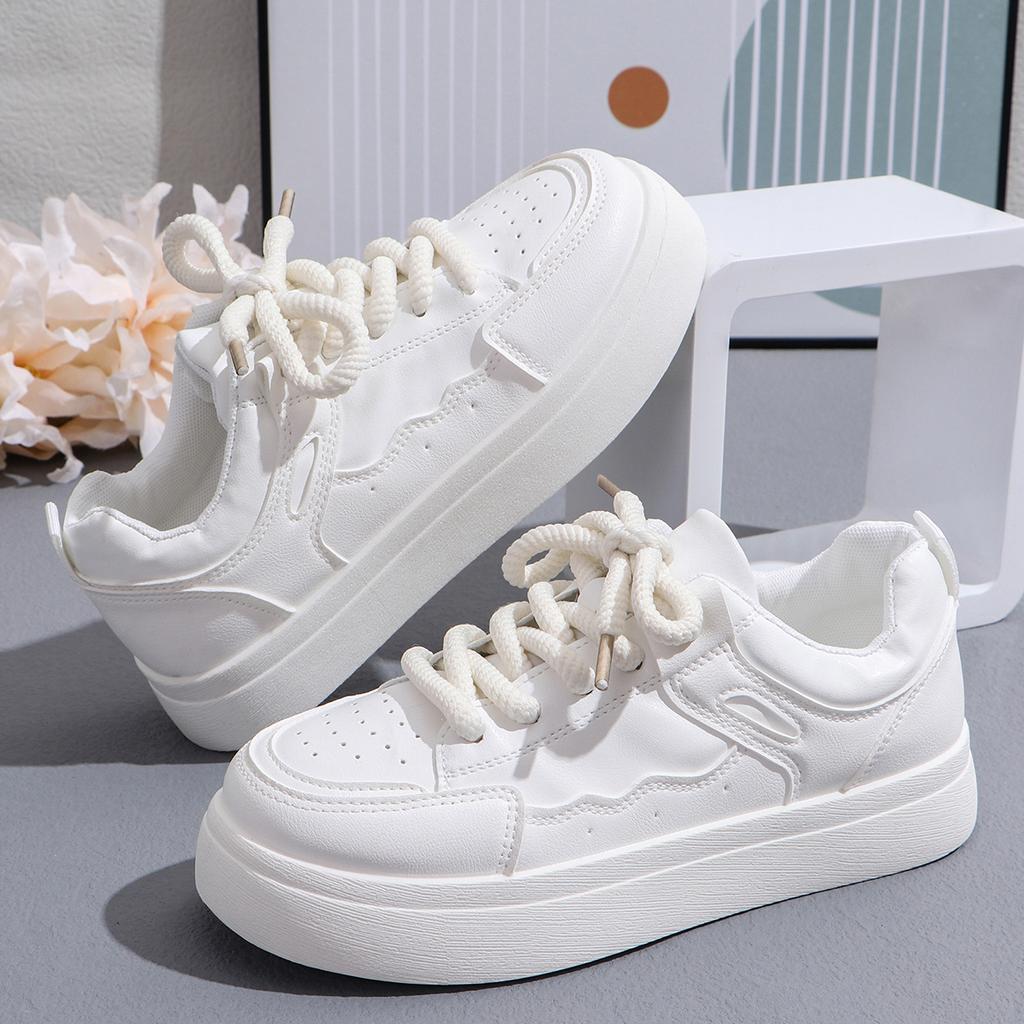 Fashion Women's Sneakers Spring Autumn Fashionable Casual Thick Soled Shoes Comfortable Height-increasing Platform Soles for Women