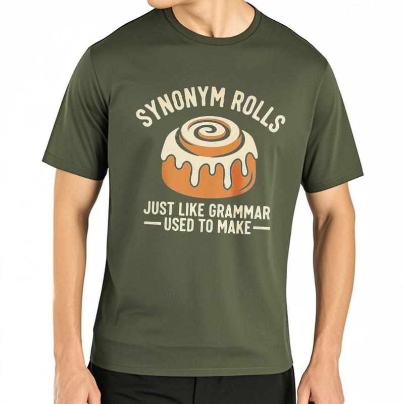 Big size summer Teenagers tshirt Synonym Rolls Just Like Grammar Used To Make Short Sleeve Comfortable Round Neck Top tees