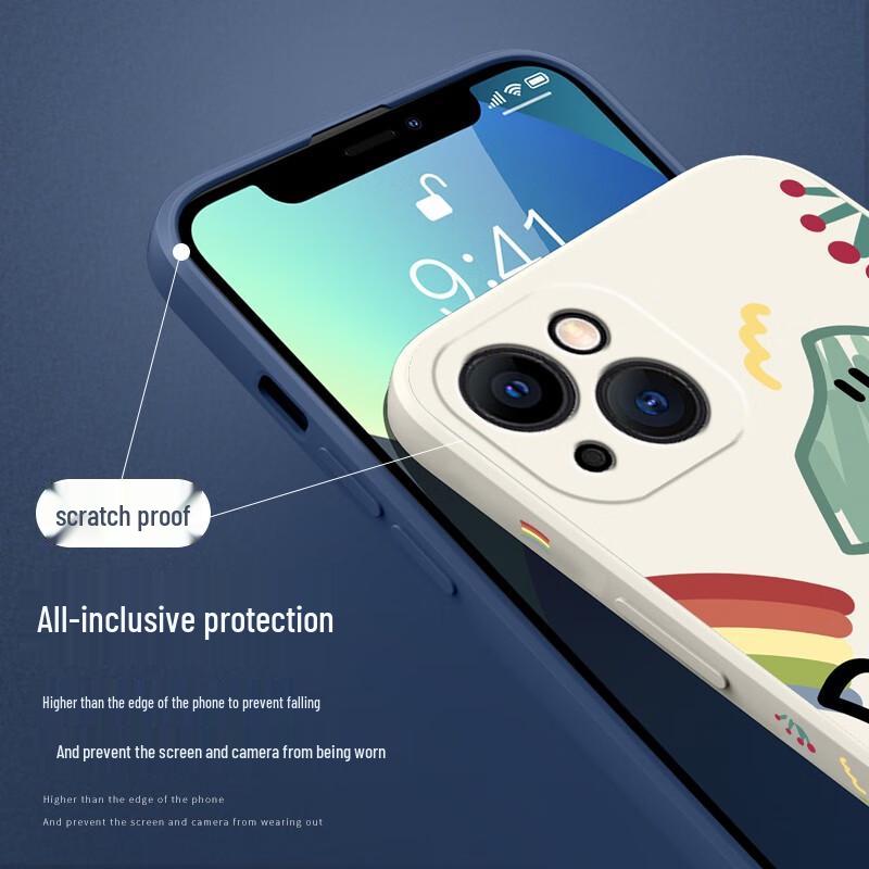 Zitai Graffiti Winnie the Pooh Liquid Silicone iPhone Case