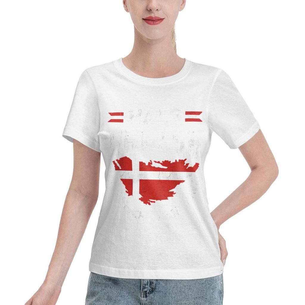 Affordable Denmark Danish Flag Half Danish Is Better Than None Unisexs Tshirt Y2k Casual Wear Tshirt