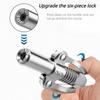Grease Gun Coupler Nozzle Oiling Double Handle High Pressure 10000 PSI Quick Release Lock Oil Injection Syringe Car Olie Spuit