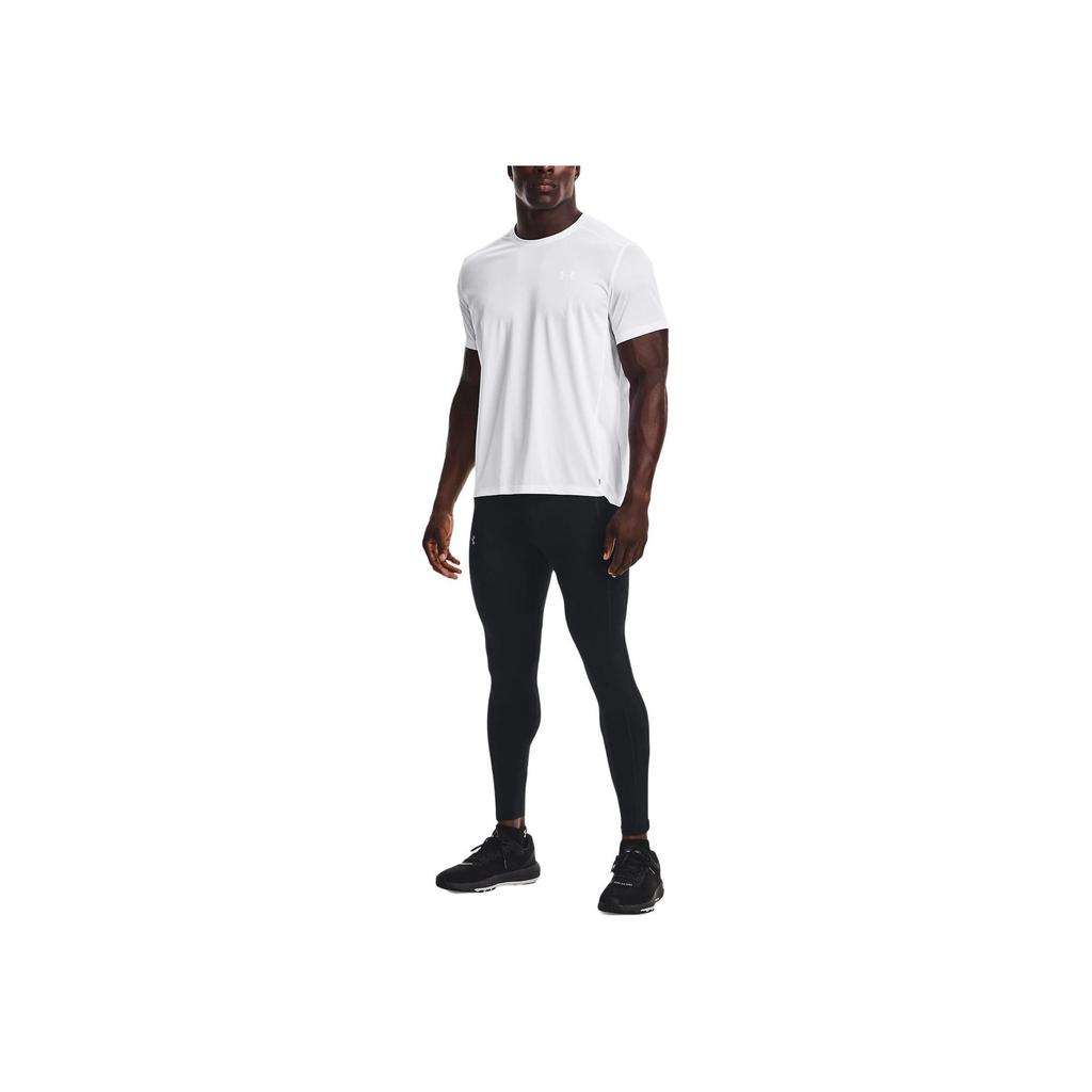 Under Armour UA Speed Stride 2.0 Solid Crew Neck Short Sleeve T-Shirt Men Tops White 1369743-100