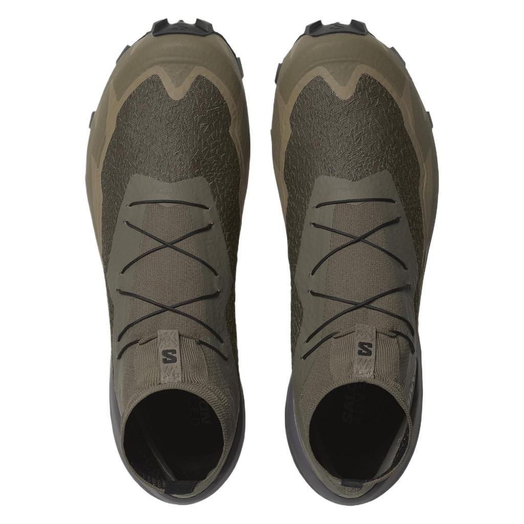 SALOMON Speedcross Advanced Comfortable Fabric Synthetic Leather Impact-Resistant Mid-Top Running Shoes Unisex Running Shoes Lime 477328