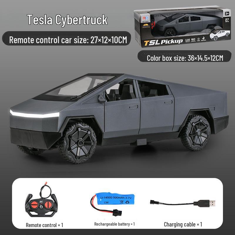 "Tesla Cyber Pickup Electric RC Toy Car for Kids - Large Gift, Hot Selling"