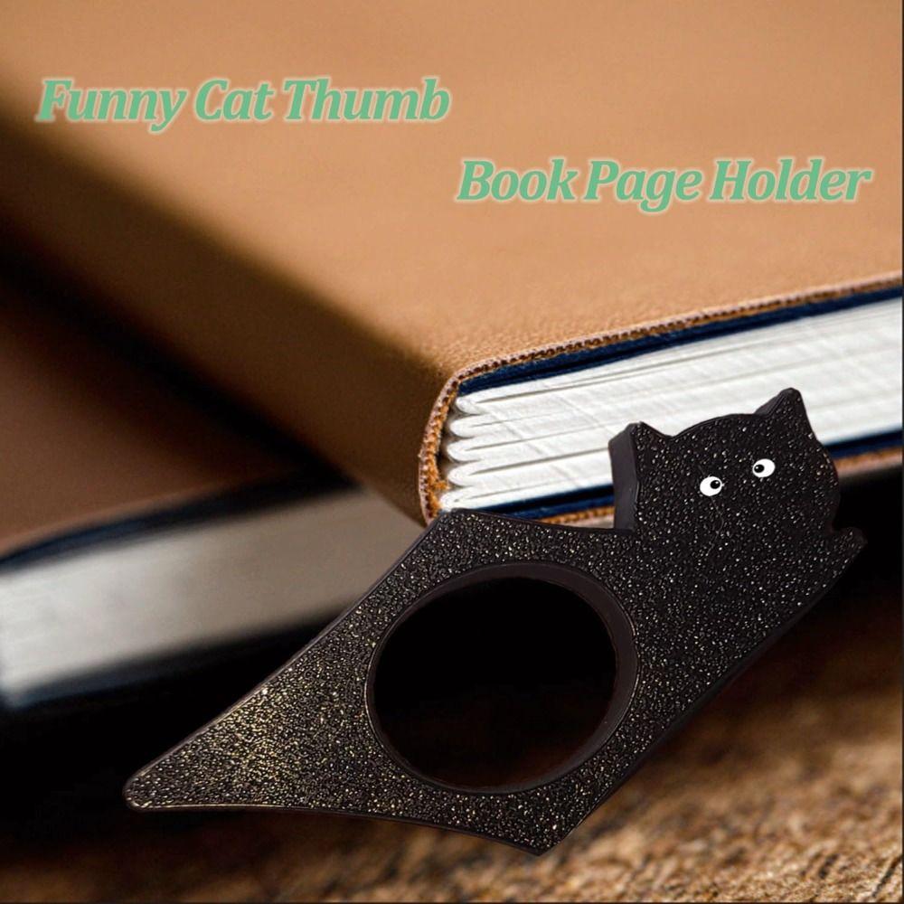 Portable Cat Book Page Saver Plastic Book Opener Holder New Bookmarks  for Reading