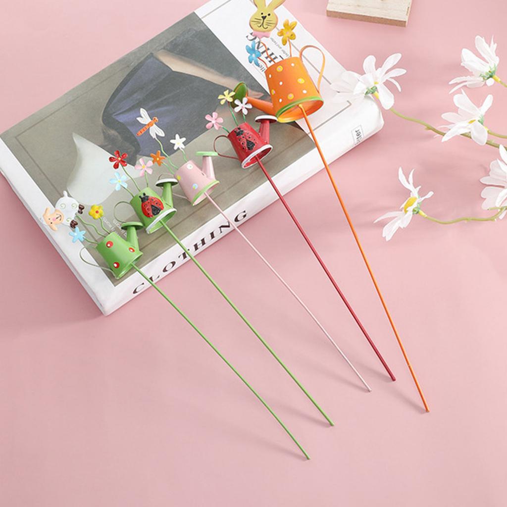 Garden Stake Pick Metal Flower Arrangement Decorative Pick for Potted Plant Succulent Flower Pot