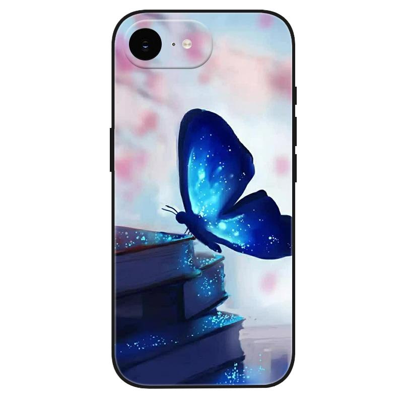 For iPhone 17e Case Silicone Luxury Space Cute Painted Soft Bumper for iPhone 17e 2026 17 e Phone Cover TPU Funda Shockproof