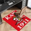 1pc Kappa Alpha Psi Print Area Rug - Soft, Washable Non-Slip Indoor Mat for Office Chairs, Living Room, Home Office Decorative Rug