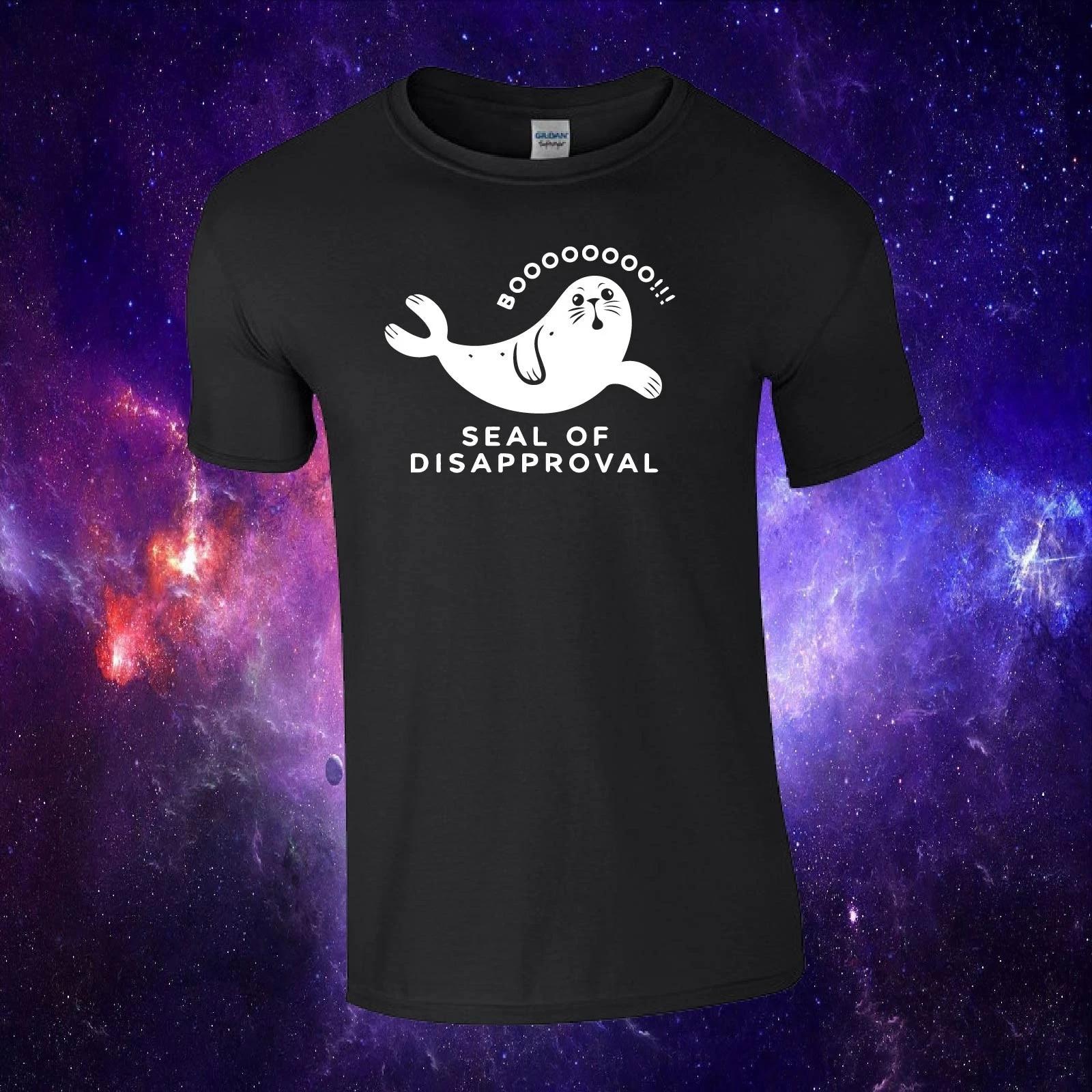 Seal Of Disapproval Funny Animal Gift Kids/Adults Top T-shirt 2XL