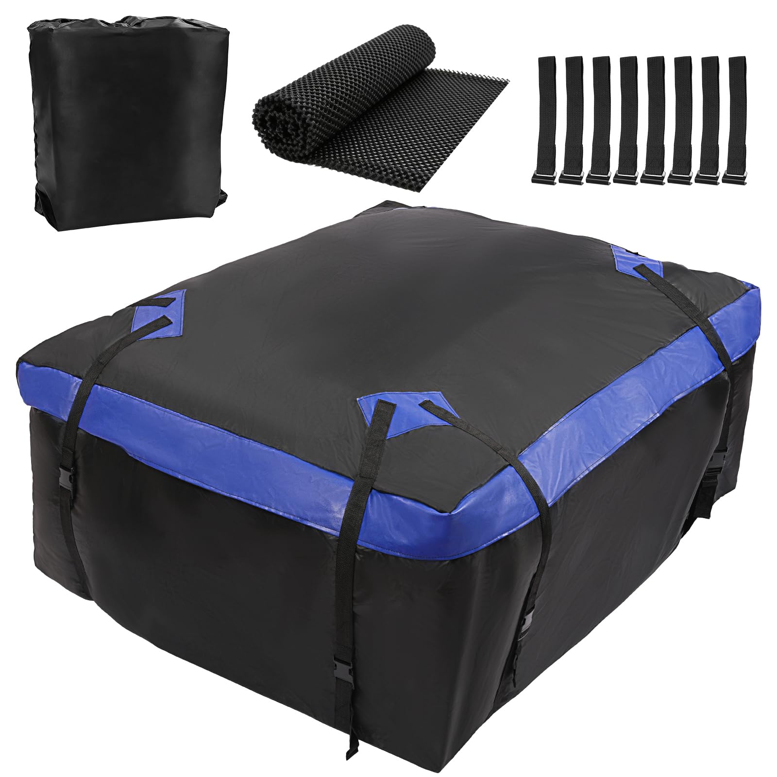 CYFIE Roof Car Roof Carrier Large Capacity 40kg Load No Rails Roof Roof Carrier Car Roof with Door Waterproof Storage for Sports University Luggage