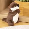 Süßes  Lebensechtes Otter Plüschtier Simulation Stofftiere Bank Biber Weiche Puppe Kinderspielzeug Geburtstagsgeschenk für Jungen Mädchen