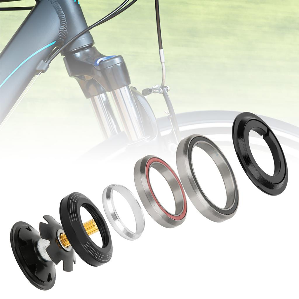 42mm/1.7in 52mm/2in Mountain Bike Tapered Straight Tube Fork Headset Bearing Accessory