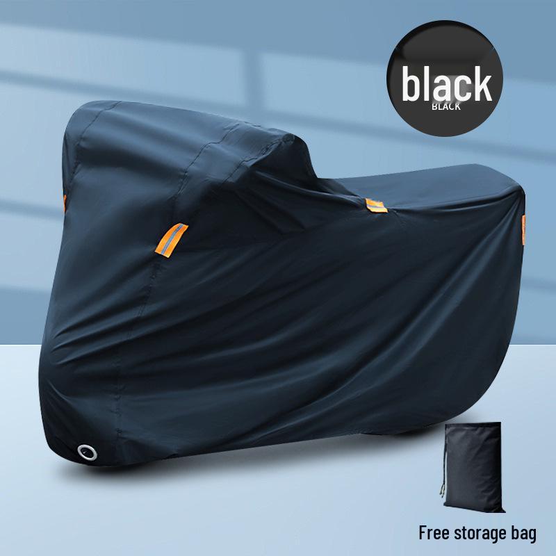 Universal Motorcycle Sunshade and Waterproof Dustproof Cover Set