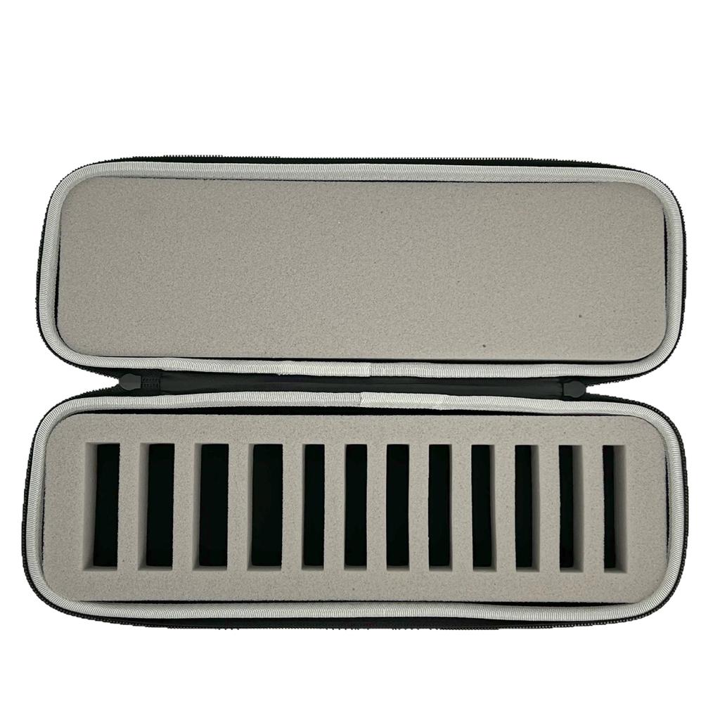 Multipurpose EVA Storage Container for Hair Trimmer Blade 12 Slot Space Saving Professional Tool Organizers