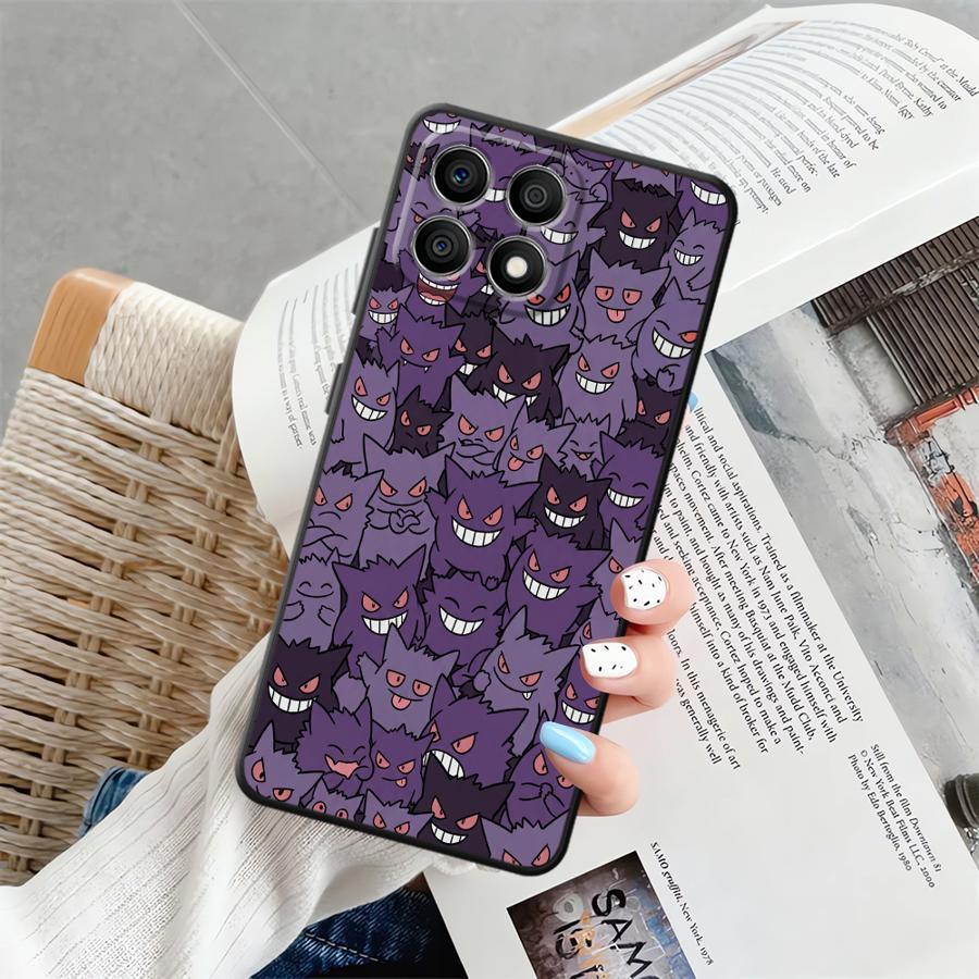 

Hot Pokemon Gengar Case for Honor X8 X9a X6 200 400 Lite Magic5Lite 8X X5b 70 90 X7 Funda Phone Cover Honor X8b