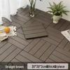 Outdoor Wood-Plastic Interlocking Flooring for Balconies, Terraces, and Courtyards