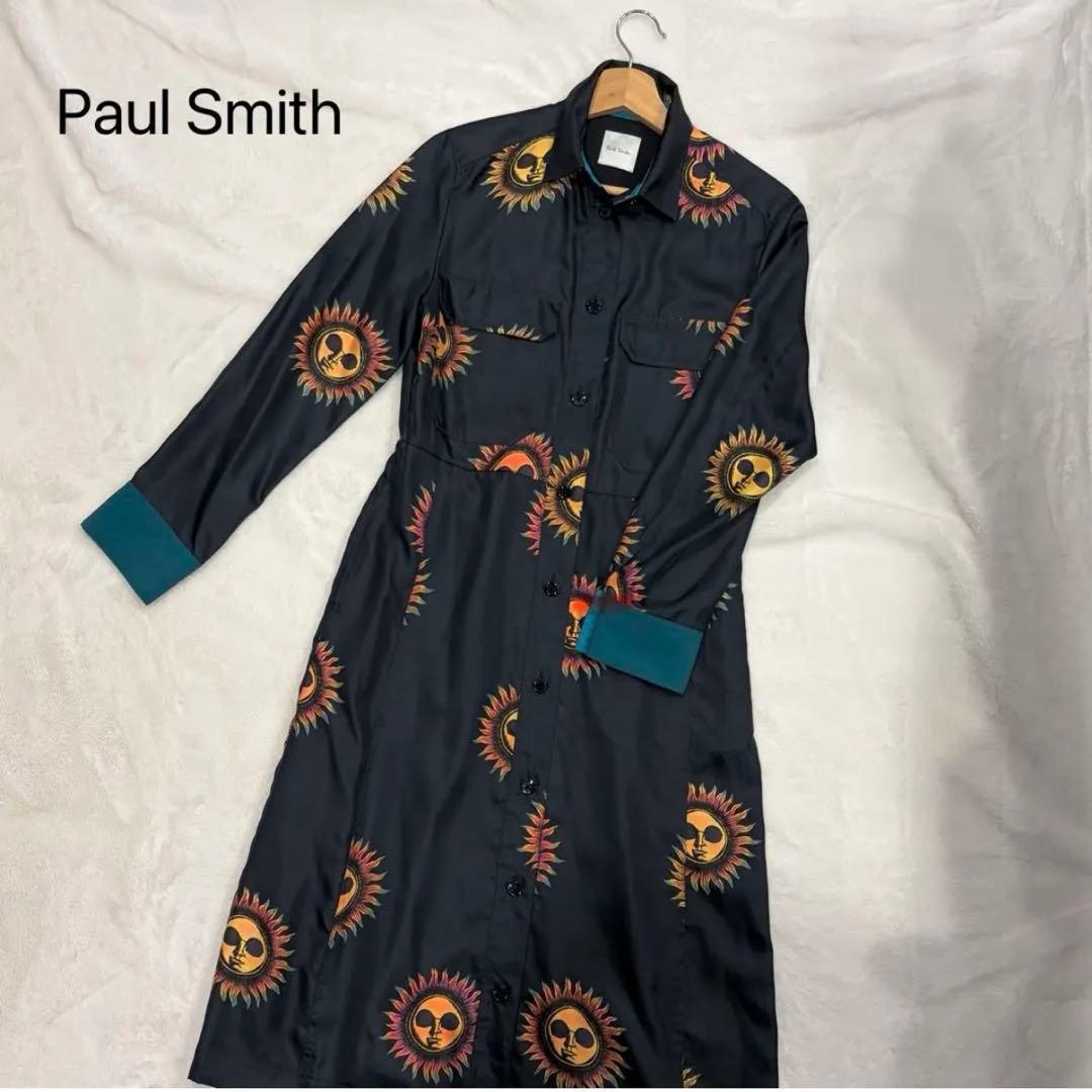 Used Paul Smith Shirt Dress Sun Print M