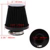 Universal Motorcycle Carburetor Air Filter Cleaner Intake Induction Kit Mushroom Head Air Filter Cleaner 35-60mm