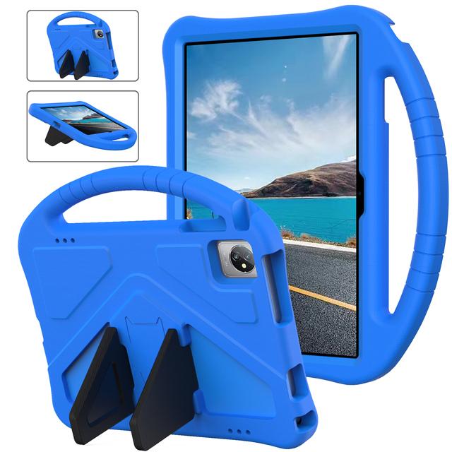 

Stand EVA Case Universal For Teclast M40 Pro Plus SE P40S P30S P20S P20HD 2023 2022 Kids Funda Cover With Portable Hand Holder Teclast P20HD 2022 синій