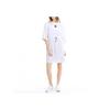 PUMA Casual Sports Fashion Round Neck Breathable Drawstring Short Sleeve Dress Women Dress White 599175-02