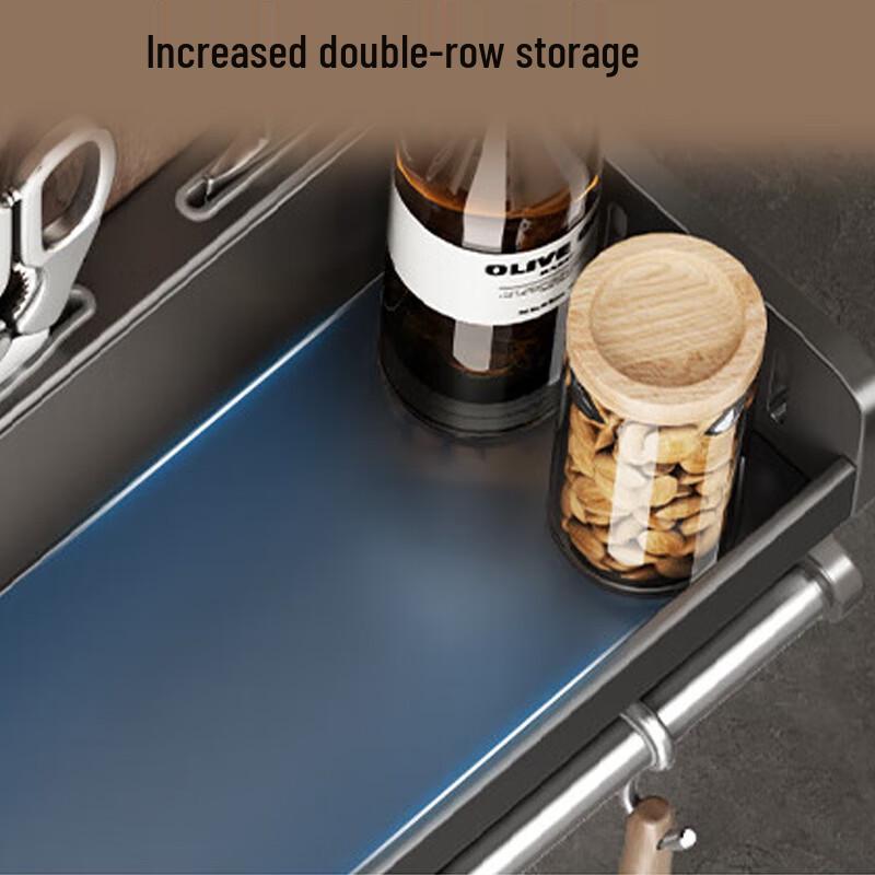 Yingbai 60cm Küchenarbeitsplatten-Organizer-Ablage
