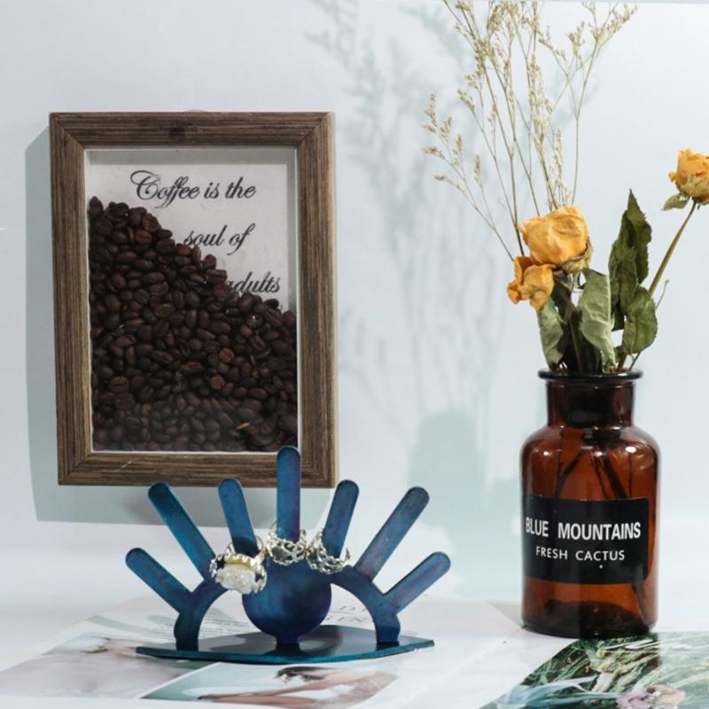 DIY Adhesive Resin Mold Jewelry Tray Silicone Mold Storage and Decoration Tools Big Eye Shaped Mould for Home Decoration