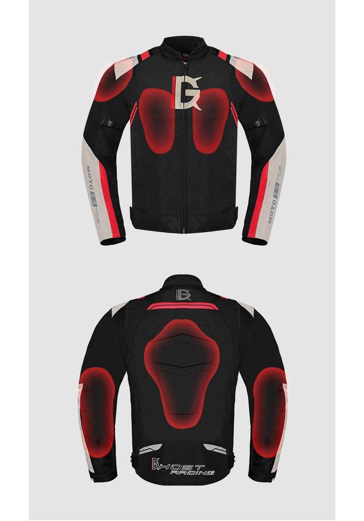 Men's All-Season Windproof Motorcycle Racing Suit: Protective, Warm, Anti-Fall Riding Jacket