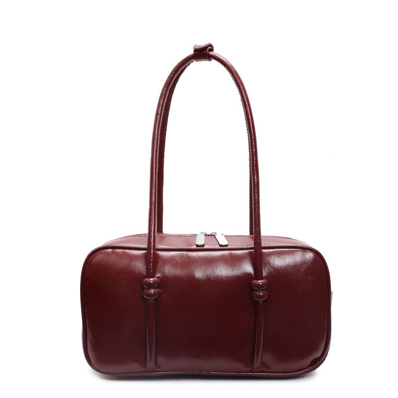 Winter 2025 Women's Retro Fashion Underarm Bag - Versatile High-End Briefcase for Work and Commute