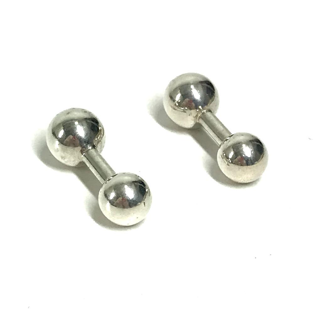 TIFFANY&Co. Logo Accessory Jewelry Cuffs SV925 Silver