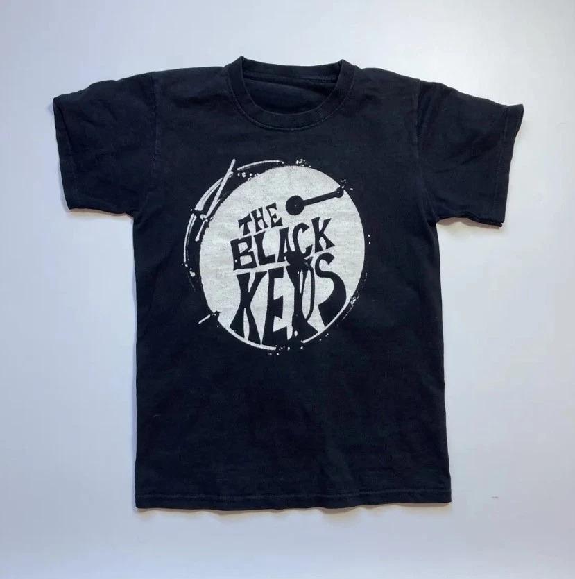 Vintage Koszulka Zespołu Rockowego The Black Keys z Trasy 2004 Reprint Prezent dla Fanów Rozmiar S-4XL Luksusowa z Wyższej Półki Jest dla Kobiet i Mężczyzn Top Y2k