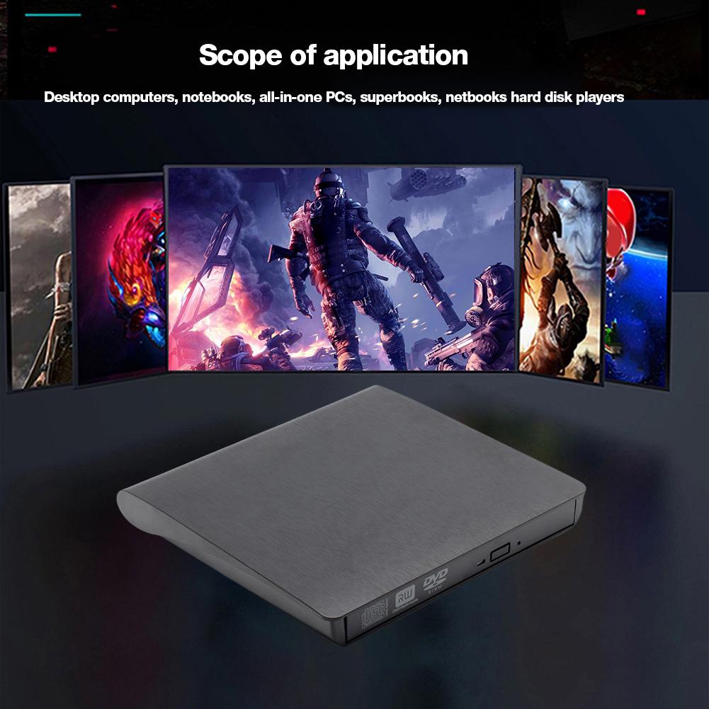 USB 3.0/USB 3.0 + Type-C Optical Drive Case 9.5mm/12.7mm SATA To USB CD ROM ODD Case Box External Optical Disc Drive Enclosure