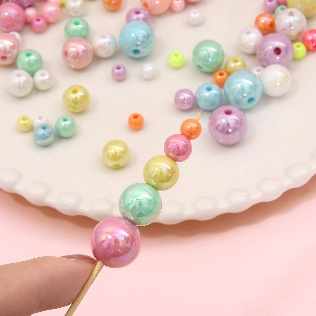 Colorful Loose Beads for DIY Bracelets, Phone Charms, Key Chains, and Jewelry Accessories