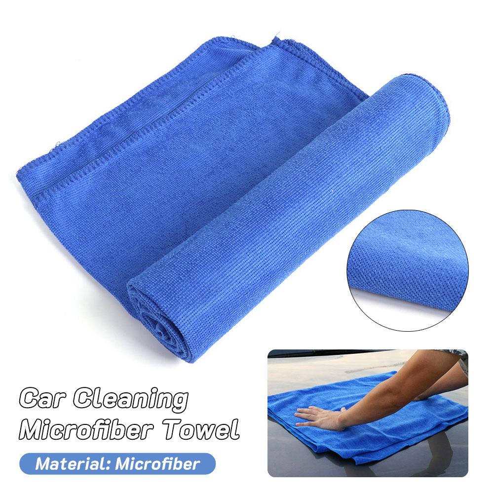 Hot 60x160cm Blue Large Car Wash Microfiber Towel Car Cleaning Drying Soft Cloth Hemming Car Care Cloth Detailing Car Wash Towel