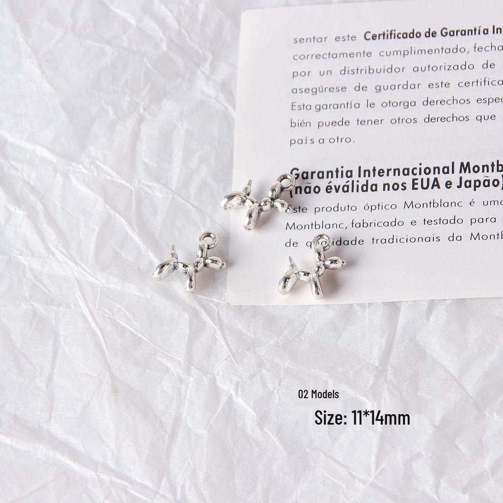 Retro Heart & Flower Pendant Earrings - Handmade Accessories