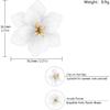LAXPICOL Fashion Big Flower Clip On Earrings For Women Cute Lovely Acrylic Flower Earrings No Piercing Earrings 2.36"