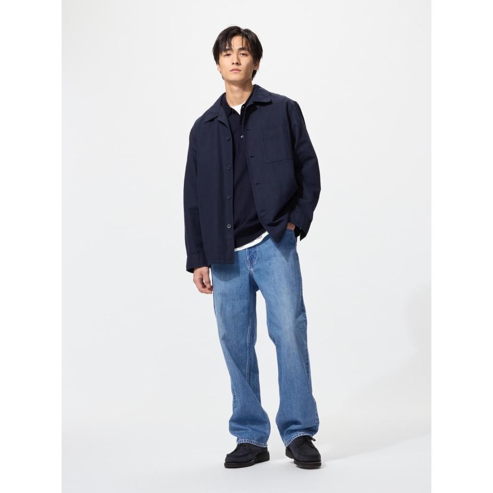 Uniqlo Japonské široké rovné džíny
