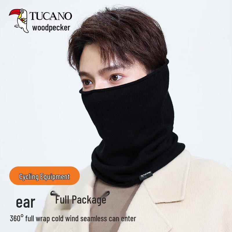 TUCANO Men's Pure Wool Winter Neck Warmer