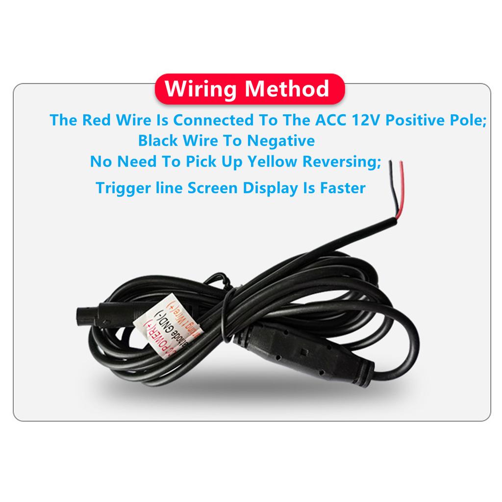 Wireless WIFI Fisheye Lens CVBS Car Camera HD Starlight Night Vision IP68 Waterproof 170° Wide Angle HD Color Reversing Image