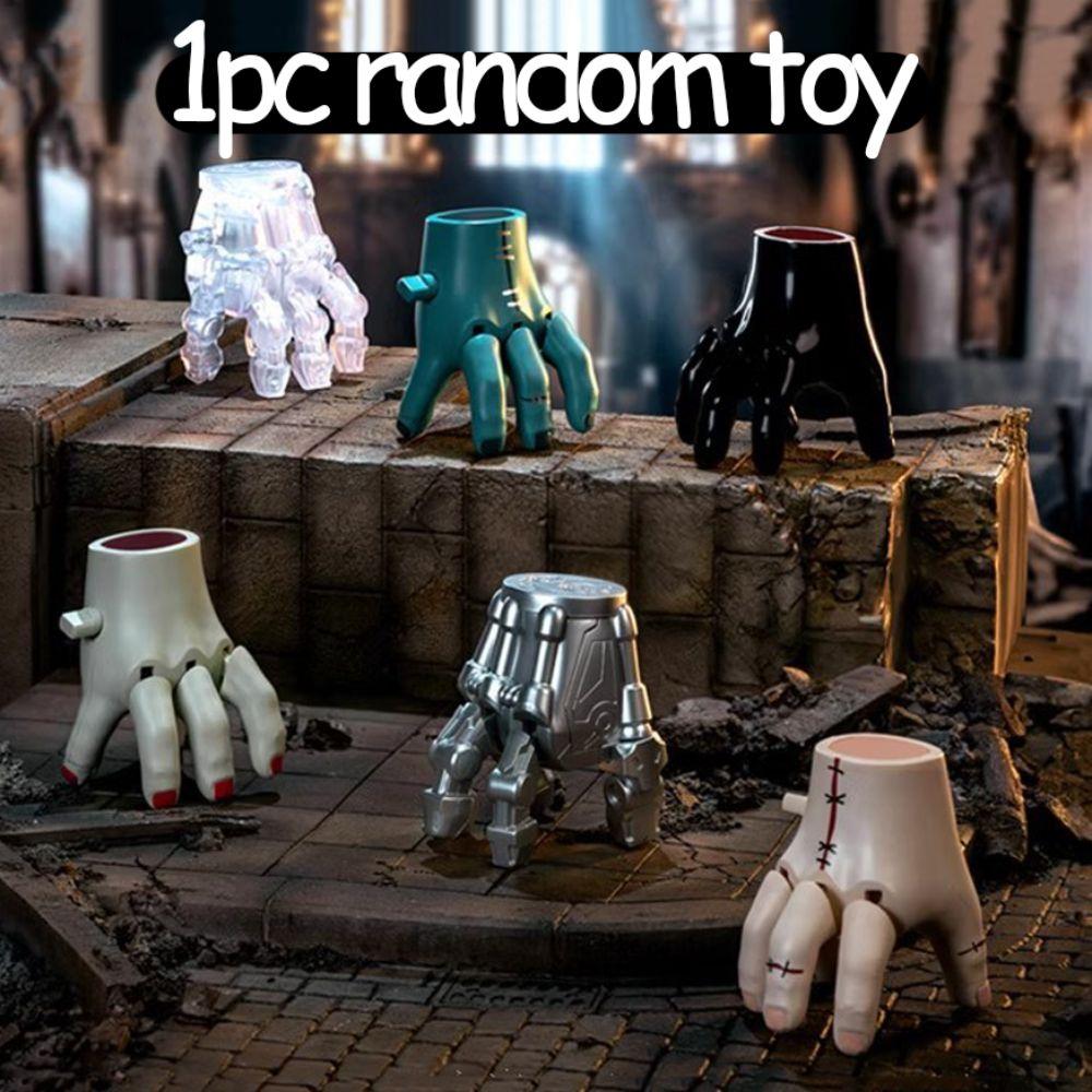 

Рука зомби Подвижный манипулятор Полая рука Заводной механизм Странная рука Странная рука Игрушка Игрушка-украшение 1pc random toy